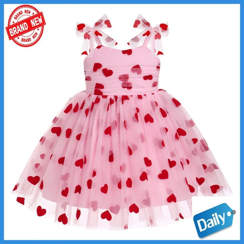 Toddler Girl Birthday Princess Dress Shiny Confetti Boho Photo Shoot Outfit